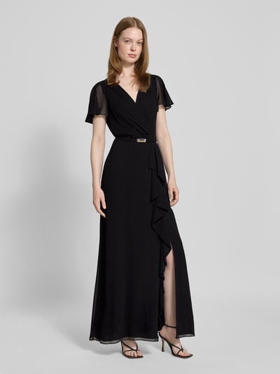 Lauren Ralph Lauren Sukienka wieczorowa z paskiem w talii model ‘FARRYSH’ Czarny 1