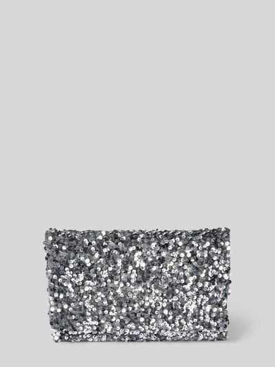 Abro Clutch mit Paillettenbesatz Silber 1