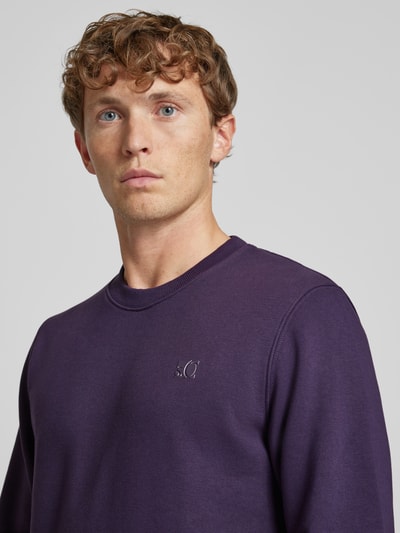 s.Oliver RED LABEL Sweatshirt met ronde hals Violet - 3