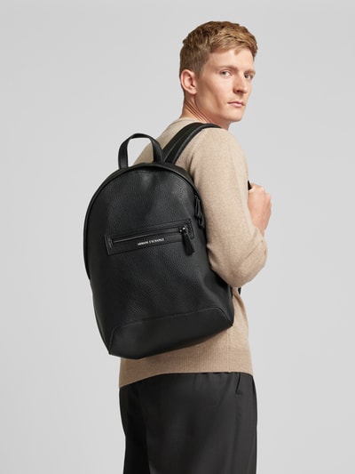 ARMANI EXCHANGE Rucksack in Leder-Optik Black 1