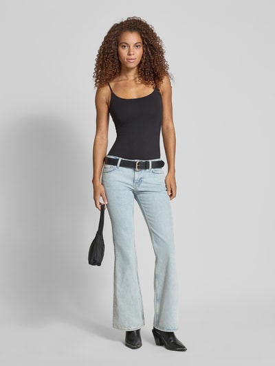 WEEKDAY Jeansy rozkloszowane z mieszanki bawełny Jasnoniebieski 1