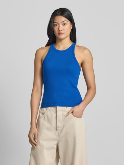 ECOALF Tanktop mit gerippten Abschlüssen Modell 'ARLES' Royal 4