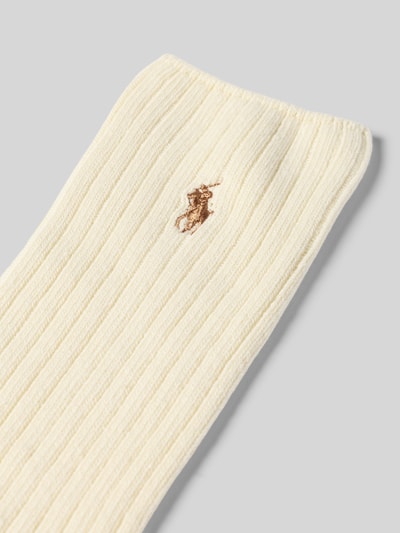 Polo Ralph Lauren Underwear Socken mit Label-Stitching Offwhite 2