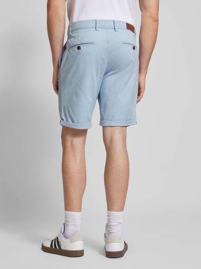 Jack & Jones Regular Fit Bermudas mit Strukturmuster Modell 'FURY' Hellblau 5