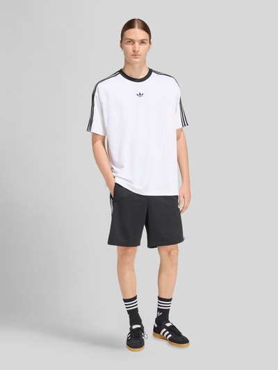 adidas Originals Relaxed Fit T-Shirt Trikot  Weiss 1