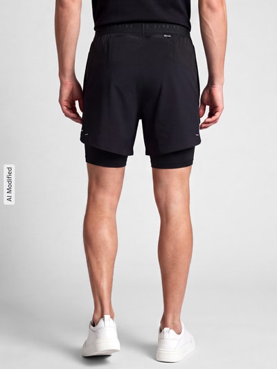Nike Training Regular Fit Sportshorts mit Dri-FIT-Technologie Modell 'STRIDE 5IN HYBRID' Black 5