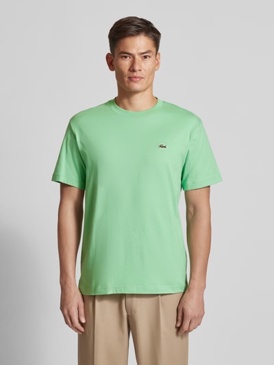 Lacoste T-Shirt mit Label-Patch Apfel 4