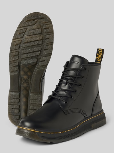 Dr. Martens Schnürboots aus Leder mit Ziernaht Modell 'Crewson Chukka' Black 4