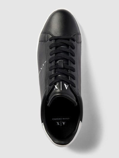 ARMANI EXCHANGE Sneaker aus Leder Schwarz 4