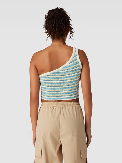 Noisy May Crop Top mit One-Shoulder-Träger Bleu 5