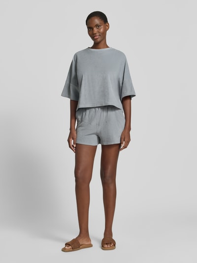 DRYKORN Straight Fit Shorts mit Tunnelzug Modell 'Saha' Mittelgrau 1