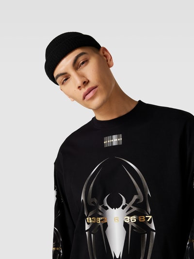 VTMNTS Longsleeve mit Motiv-Prints Black 3