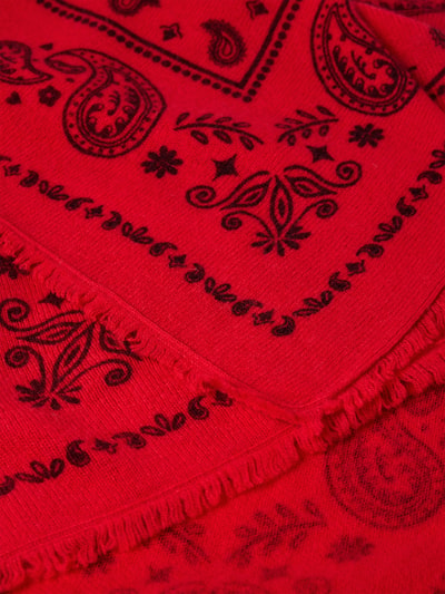Productfoto, Schal aus Woll-Kaschmir-Mix mit Paisley-Muster van Smith and Soul, mix van wol en kasjmier, driehoekig, franjesrand, paisleymotief, breedte maat 1: 87 cm, lengte maat 1: 93 cm