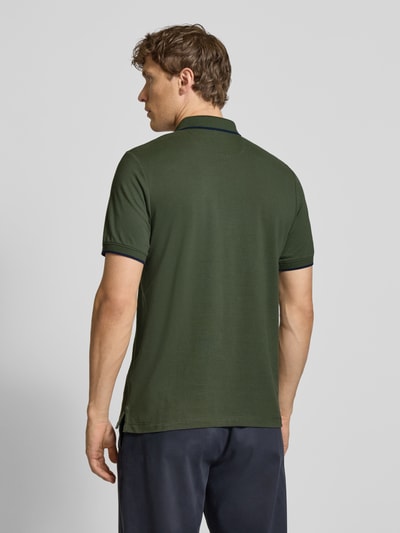 s.Oliver RED LABEL Regular Fit Poloshirt aus Baumwoll-Mix Oliv 5