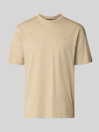 Produktfoto, Regular Fit T-Shirt aus reiner Baumwolle Modell 'H-TAUT 15' von BOSS, jednokolorowy, okrągły dekolt, krótki rękaw, bawełna
