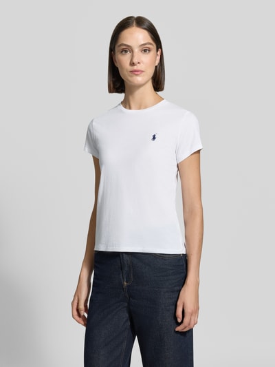 Polo Ralph Lauren Regular fit t-shirt van puur katoen Wit - 4