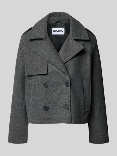 Review Jack met reverskraag Antraciet gemêleerd - 2