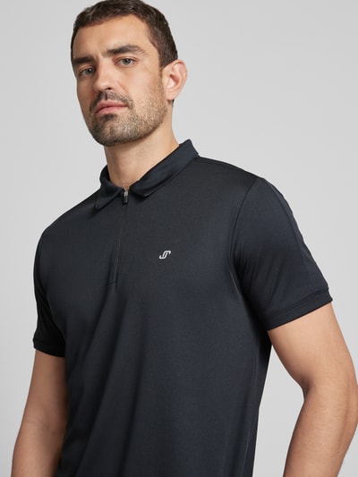 Joy Poloshirt mit Label-Print Modell 'CLAAS' Black 3