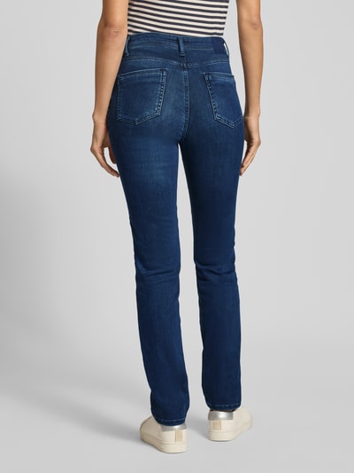 Brax Jeansy o kroju slim fit z efektem znoszenia model ‘MARY THERMO’ Ciemnoniebieski 5