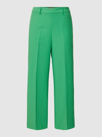 MAX&Co. Stoffen broek met persplooien, model 'SPALTI' Grasgroen - 2