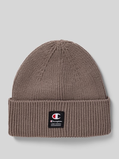 CHAMPION Czapka beanie z naszywką z logo Ciemnoszary 1