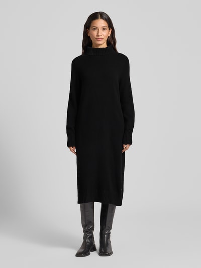 Fynch-Hatton Strickkleid mit Rollkragen Black 4