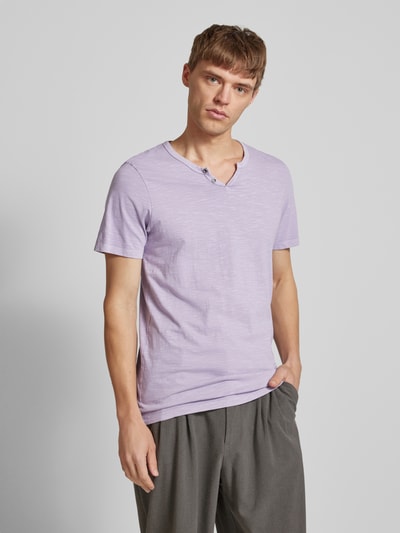 Jack & Jones T-Shirt mit V-Ausschnitt Lavender 4