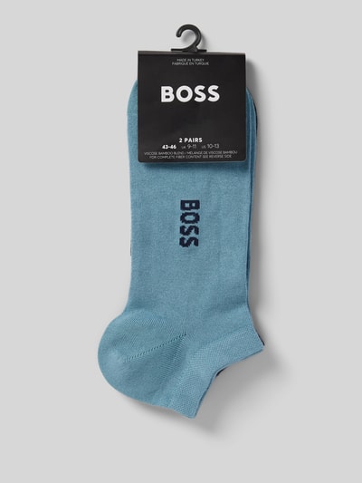 BOSS Sneaker-Socken aus Baumwoll-Mix im 2er-Pack Tuerkis 3