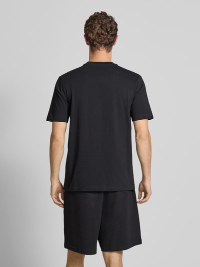 adidas Sportswear T-Shirt mit Label-Print und Rundhalsausschnitt Black 5