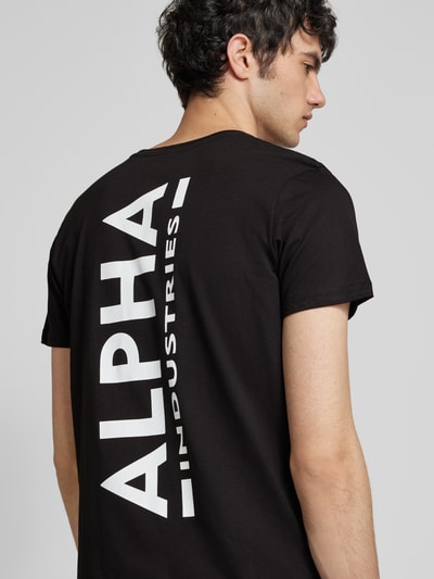 Alpha Industries T-Shirt mit Rückenprint Black 3