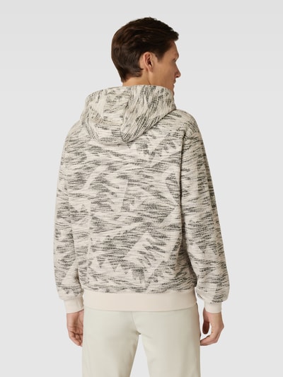 Antony Morato Hoodie met all-over motief Beige - 5