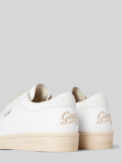 Gant Sneakers van leer met vetersluiting Wit - 2