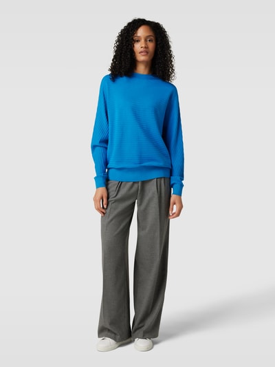 s.Oliver RED LABEL Strickpullover mit Strukturmuster Modell 'Struk Over' Royal 1