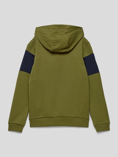 Tommy Hilfiger Teens Hoodie mit Label-Stitching Oliv 3