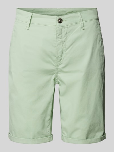 MAC Regular Fit Chino-Shorts mit Gürtelschlaufen Mint 2