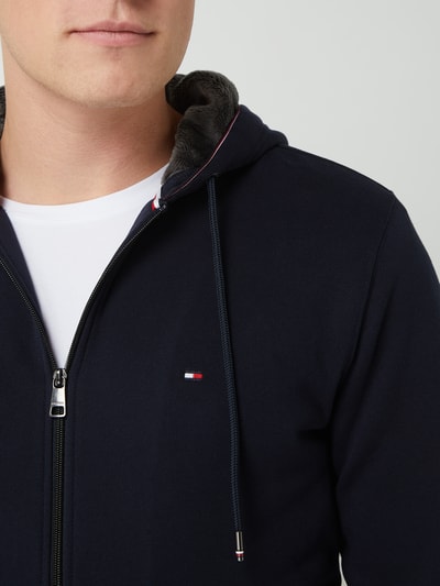 Tommy Hilfiger Sweatjacke mit Kunstfellfutter Marine 3