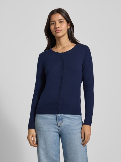 Christian Berg Woman Vest met knoopsluiting Donkerblauw - 4