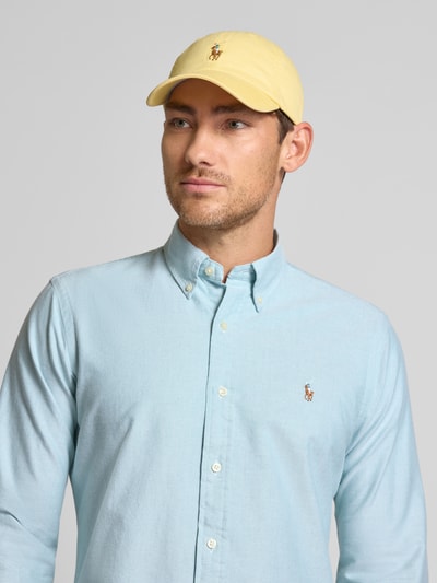 Polo Ralph Lauren Koszula casualowa o kroju custom fit z kołnierzykiem typu button down Jasnozielony 3