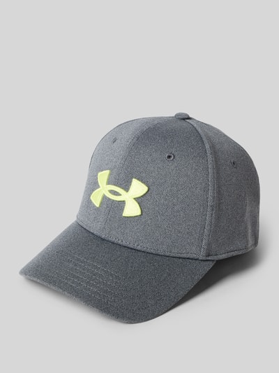 Under Armour Baseballpet met labelstitching Antraciet - 1