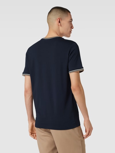 Christian Berg Men T-Shirt mit Label-Applikation Marine 5