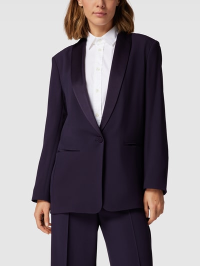 BOSS Black Women Blazer met sjaalkraag, model 'Junata' Prune - 4