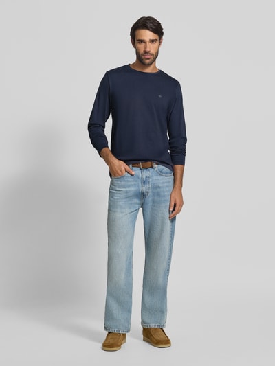 Fynch-Hatton Longsleeve mit Logo-Detail Marine 1