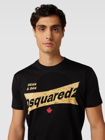 Dsquared2 T-Shirt mit Label-Detail Black 3