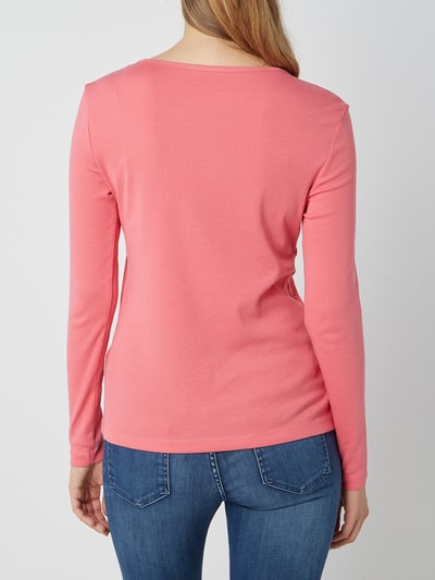 Montego Longsleeve aus reiner Baumwolle Pink 5