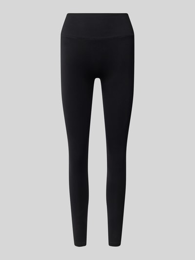 Stronger Skinny Fit Leggings mit breitem elastischem Bund Black 1