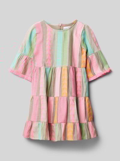 DANAMADE Jurk met volants Roze - 1