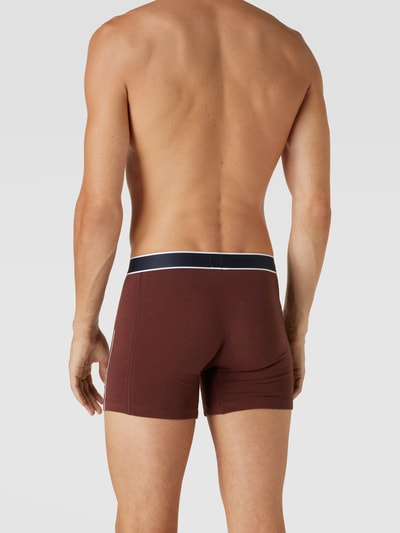 BOSS Boxershort met labeldetail Bordeaux - 4