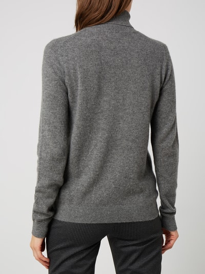 Jake*s Casual Rollkragenpullover aus Kaschmir Dunkelgrau Melange 5