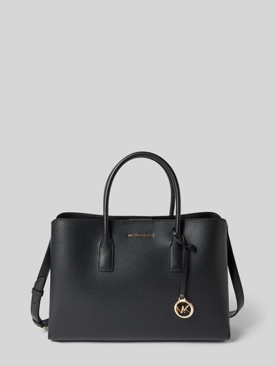 MICHAEL Michael Kors Shopper aus Rindsleder mit Label-Applikation Modell 'RUTHIE' Black 2