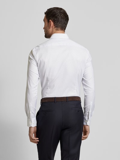 BOSS Slim fit zakelijk overhemd met kentkraag, model 'Hank' Wit - 5